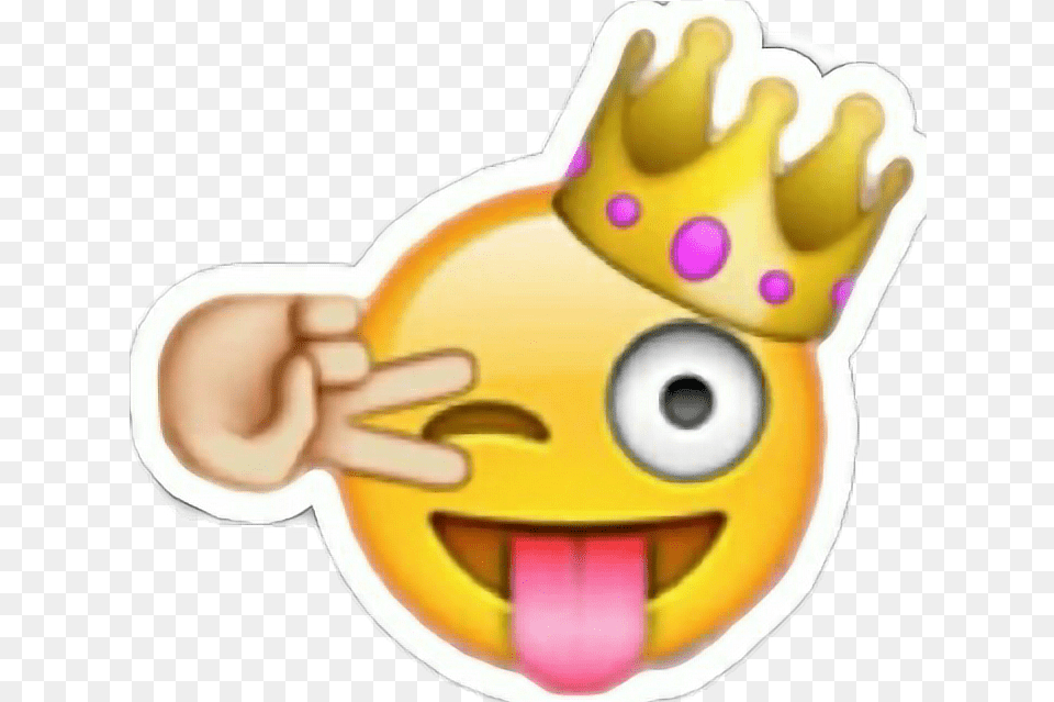 Slaying Slay King Queen Emjoi Winky Winkyface Fond D Cran Emoji Faces High Resolution, Toy Png Image