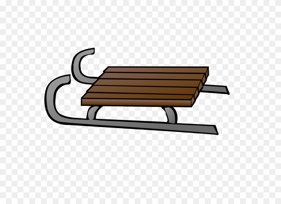 Sled, Bench, Furniture Png