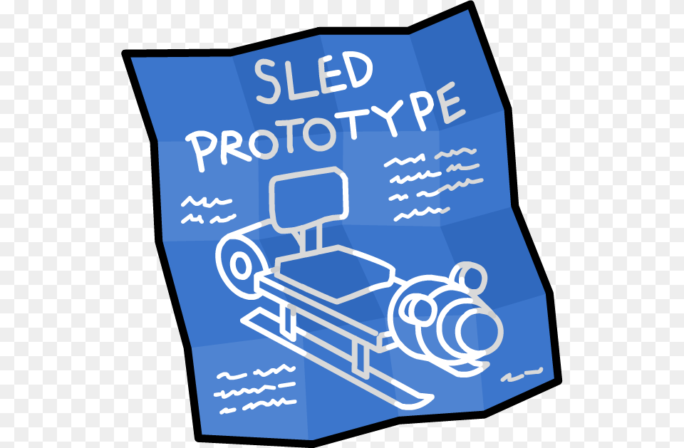 Sled Prototype Blueprints Psa Mission, Advertisement, Poster Png Image