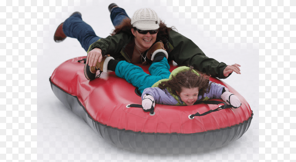 Sled Up A Storm Mt Hood Skibowl, Water, Tubing, Person, Child Free Png Download