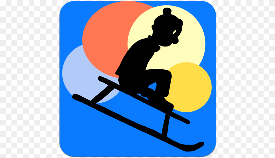 Sled Web Builder On The Mac App Store Toboggan, Adult, Male, Man, Person Free Png Download
