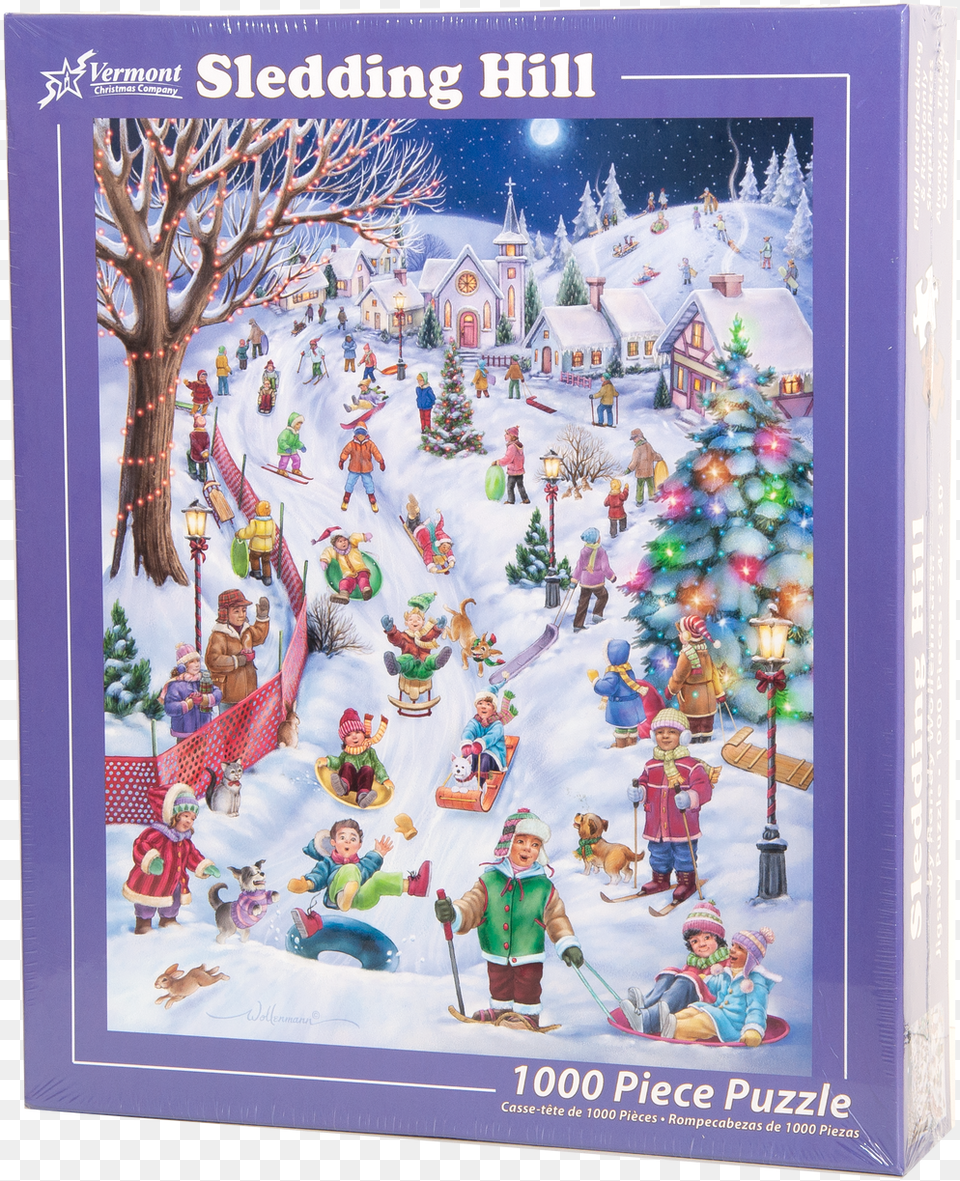 Sledding Hill Puzzle Christmas Sledding, Outdoors, Sport, Clothing, Snow Png