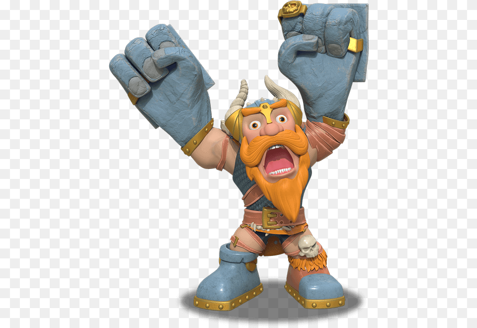 Sledge Hammerfist Kingdom Builders Sledge Hammer Fist, Figurine, Baby, Person, Clothing Free Png