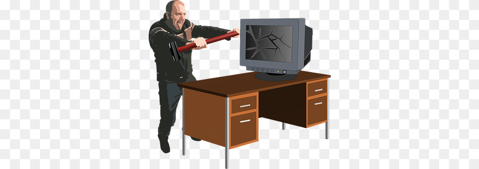Sledgehammer Table, Computer, Desk, Electronics Png Image