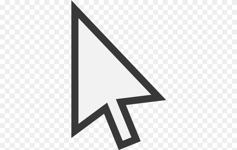 Sleek Arrow Pointer Graphic Dot, Triangle Free Transparent Png
