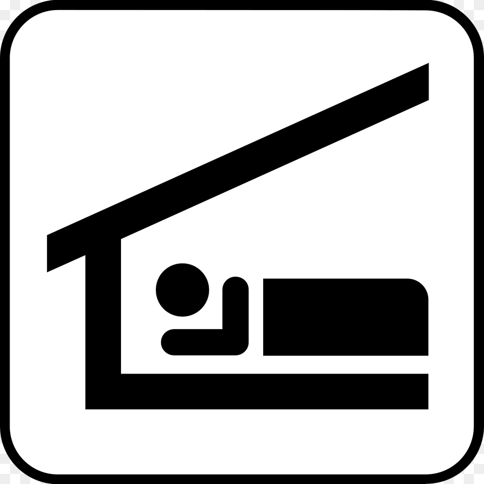 Sleep Clipart, Sign, Symbol, Bus Stop, Outdoors Png Image