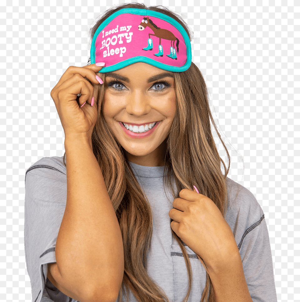 Sleep Mask Girl, Teen, Person, Cap, Clothing Png