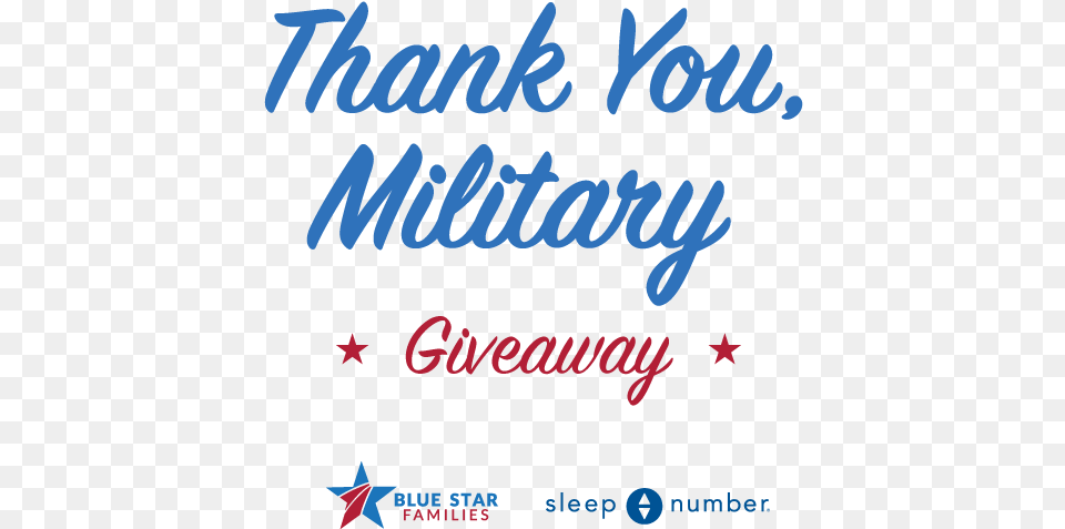 Sleep Number Thank You Military Giveaway Header Graphic Design, Book, Publication, Text Png Image