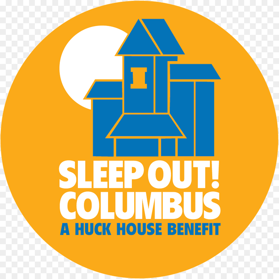 Sleep Out Columbus, Logo, Disk, Badge, Symbol Png