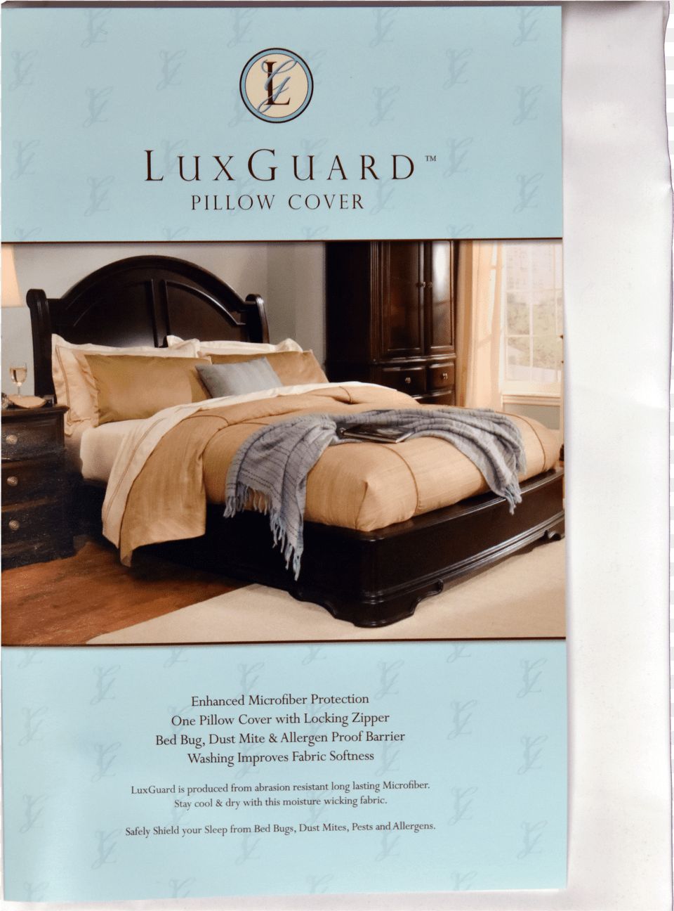 Sleep Safe Zipcovers Luxguard Bedroom Paint Color With Brown Furniture Png