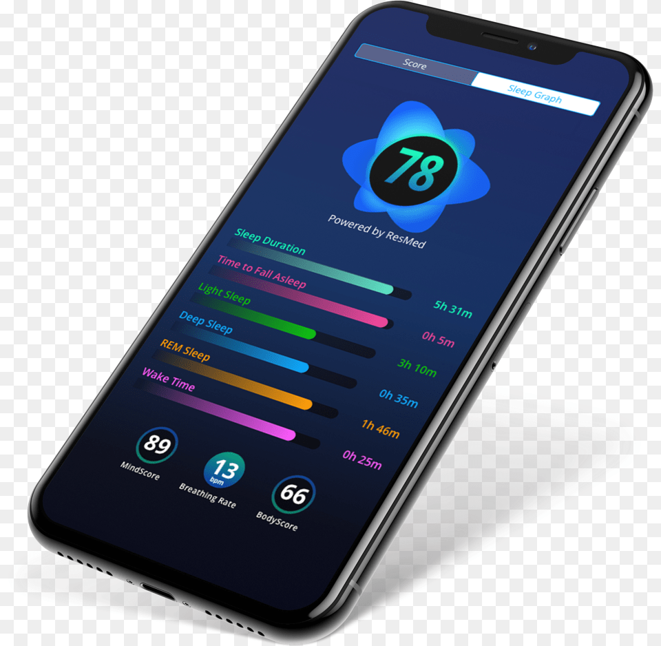 Sleep Score App, Electronics, Mobile Phone, Phone Free Png Download