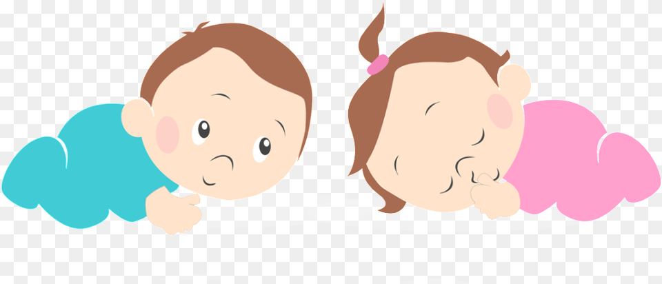 Sleep Train The Ultimate Twin Baby Cartoon, Face, Head, Person, Animal Free Transparent Png