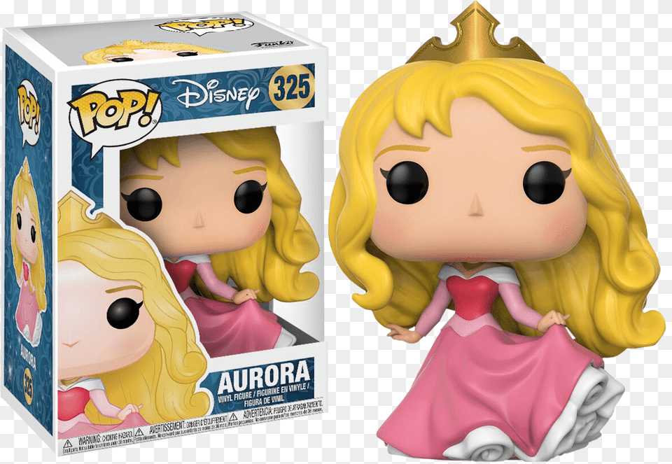 Sleeping Aurora Pop Vinyl Figure, Doll, Toy, Baby, Face Png