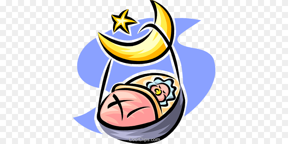 Sleeping Baby Royalty Vector Clip Art Illustration, Food, Meal Free Png