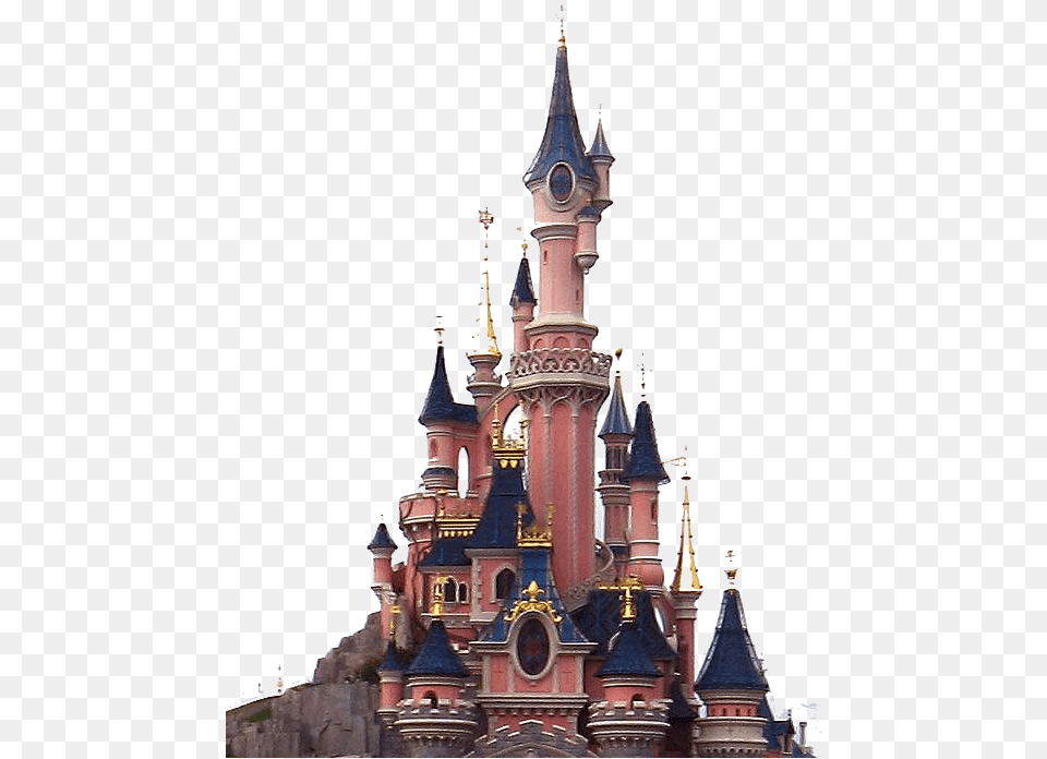Sleeping Beauty Castle Walt Disney Studios Park Disney Disneyland Paris, Architecture, Building, Spire, Tower Free Transparent Png
