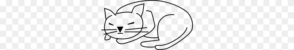 Sleeping Cat Clip Art Png Image