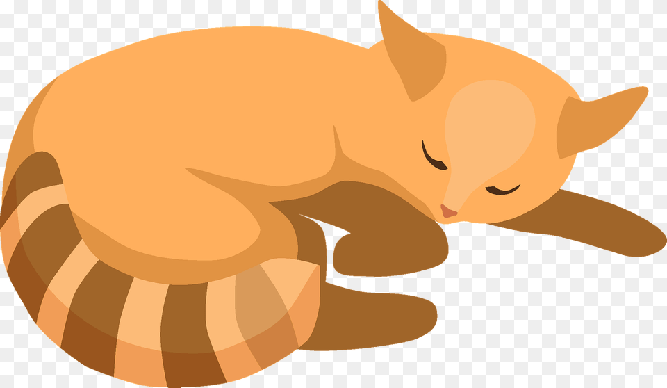 Sleeping Cat Clipart, Animal, Mammal, Pet, Fish Free Png