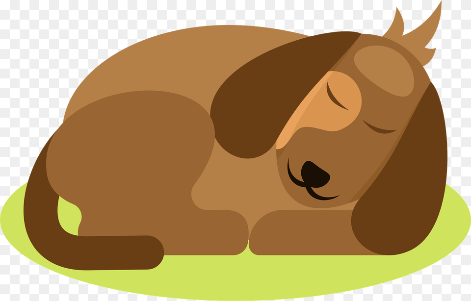 Sleeping Dog Clipart, Person, Pet, Mammal, Hound Png