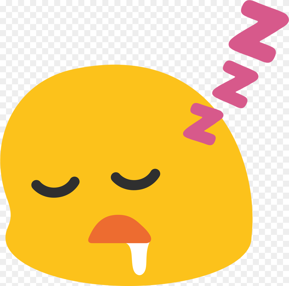 Sleeping Emoji, Clothing, Hat, Cap, Food Png Image