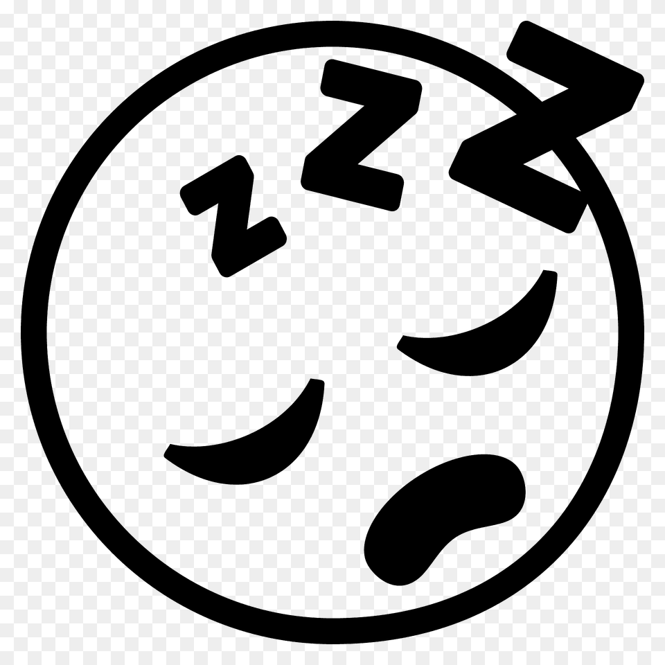Sleeping Face Emoji Clipart, Symbol, Recycling Symbol, Ammunition, Grenade Free Png