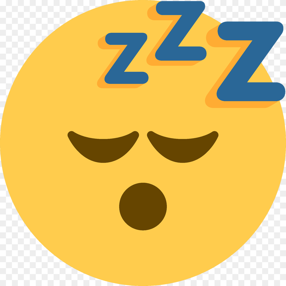 Sleeping Face Emoji Clipart, Text, Symbol, Number, Disk Free Png
