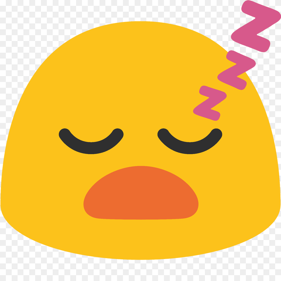 Sleeping Face Emoji Clipart, Cap, Clothing, Hat, Swimwear Png