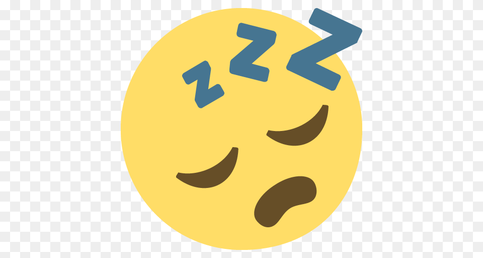 Sleeping Face Emoji For Facebook Email Sms Id Emoji, Text, Symbol, Astronomy, Moon Free Png Download