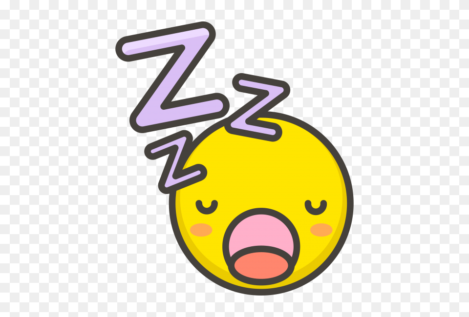 Sleeping Face Emoji Transparent Emoji, Number, Symbol, Text, Ball Png Image