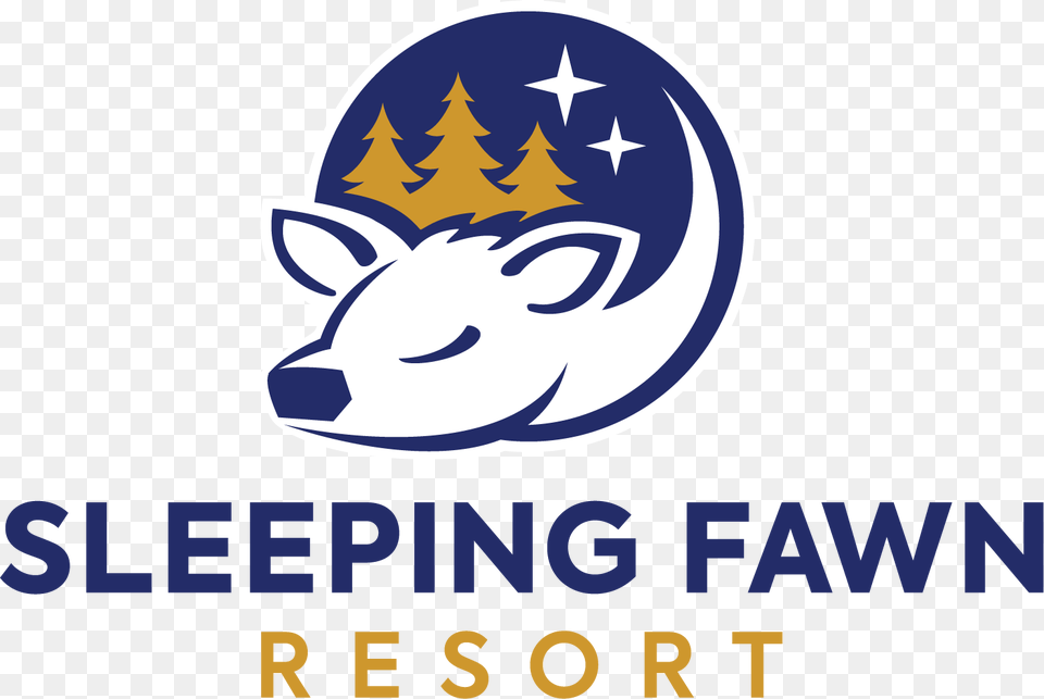Sleeping Fawn Resort, Logo, Animal, Deer, Mammal Png Image