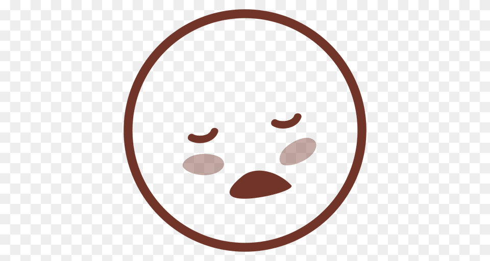 Sleeping Funny Emoticon Free Png Download