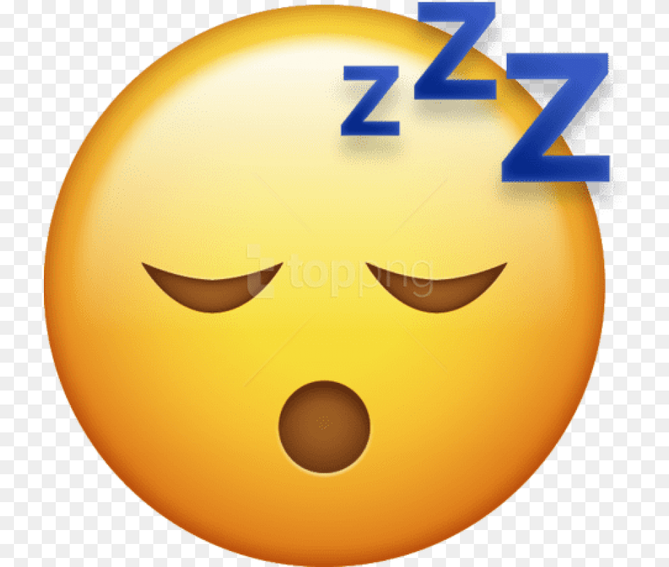Sleeping Iphone Emoji Emoji Sleep Clipart, Sphere Free Png