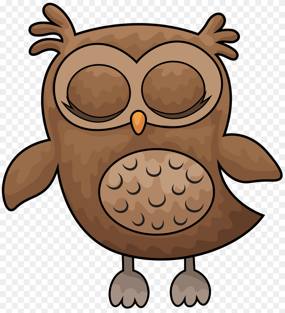 Sleeping Owl Clipart, Animal, Kangaroo, Mammal, Face Png Image