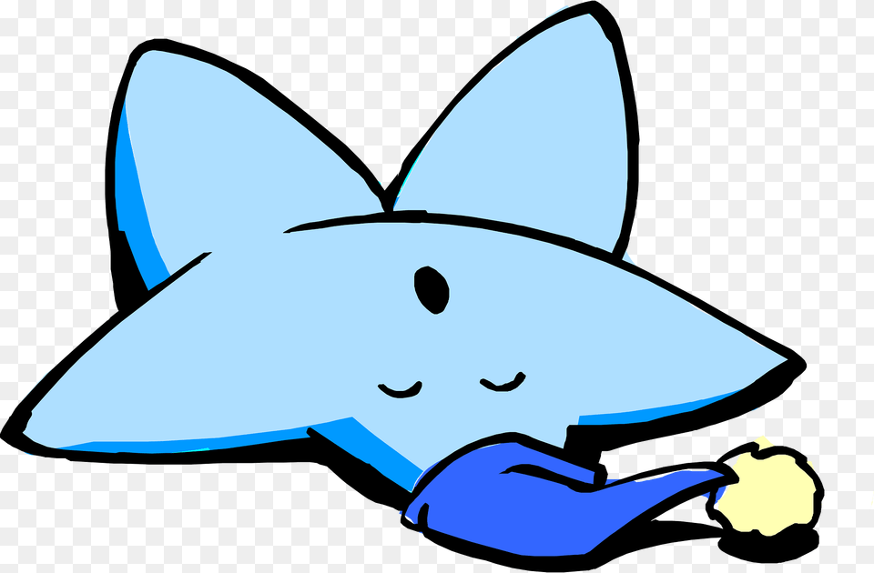 Sleeping Star Clipart, Animal, Fish, Sea Life, Shark Free Png