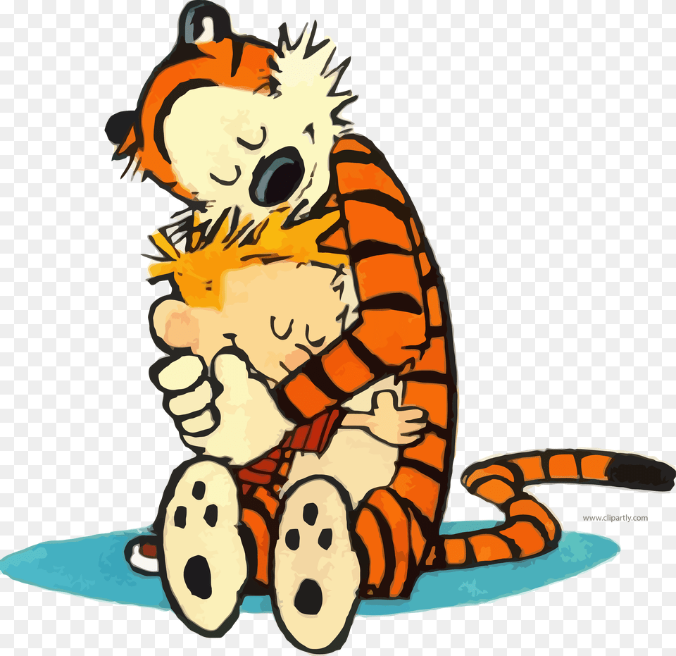 Sleeping Tigger And Boy Hug Clipart, Baby, Person Free Transparent Png