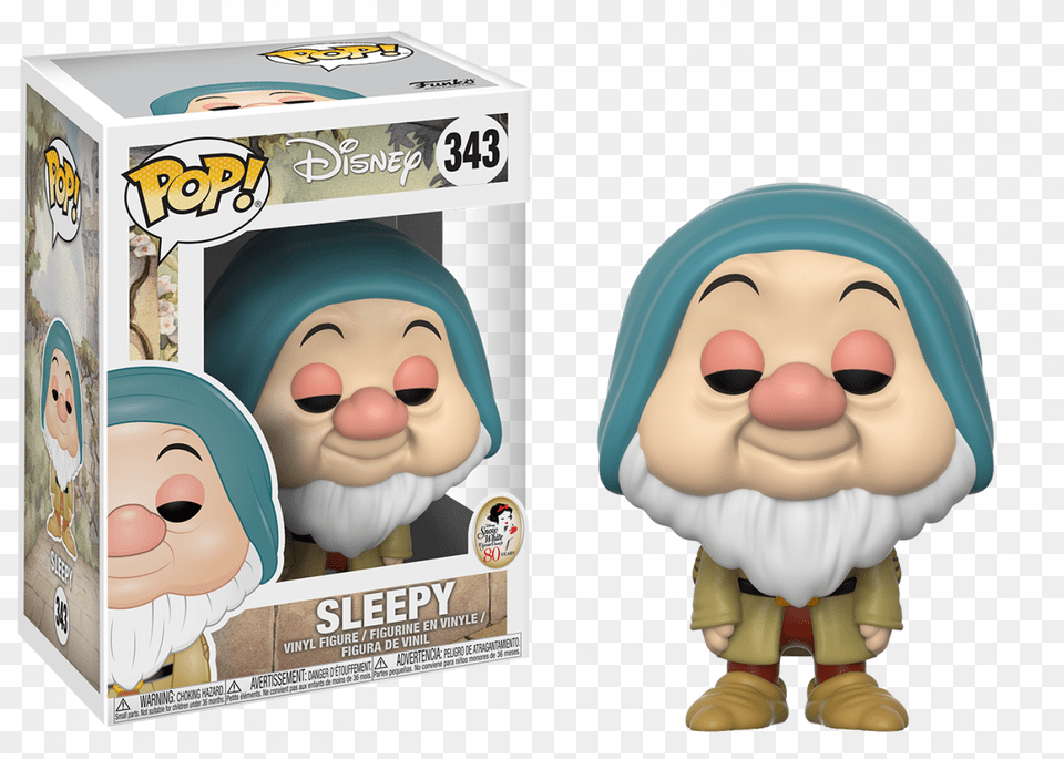 Sleepy 343 Funko Pop Funko Pop Sleepy, Figurine, Baby, Face, Head Free Transparent Png