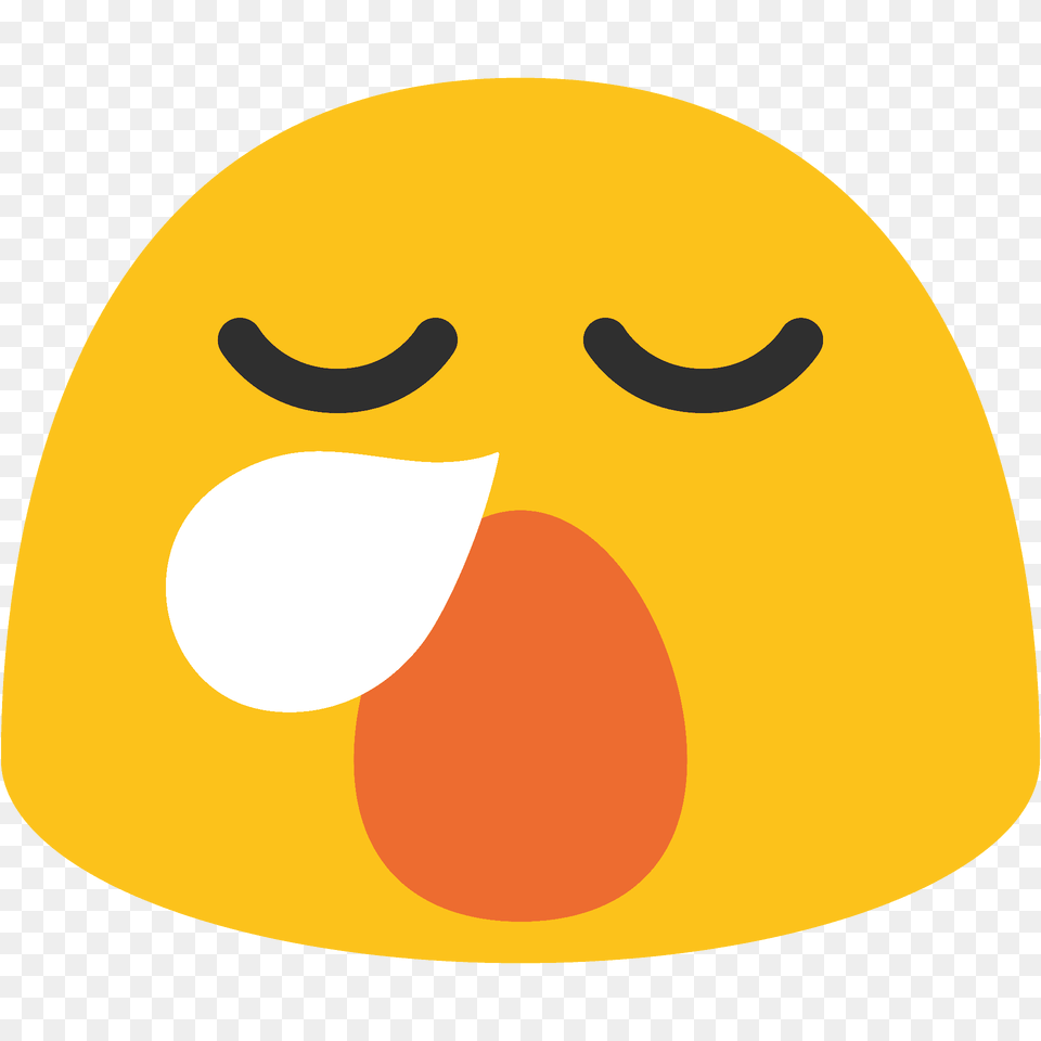 Sleepy Face Emoji Clipart, Food, Fruit, Plant, Produce Png