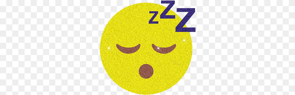 Sleepy Face Emoji Design With Glitter Slaap Emoji, Astronomy, Moon, Nature, Night Free Transparent Png