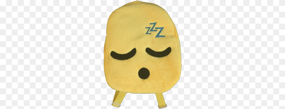 Sleepy Head Emoji Backpack Backpack, Clothing, Hat, Bag, Cap Png Image