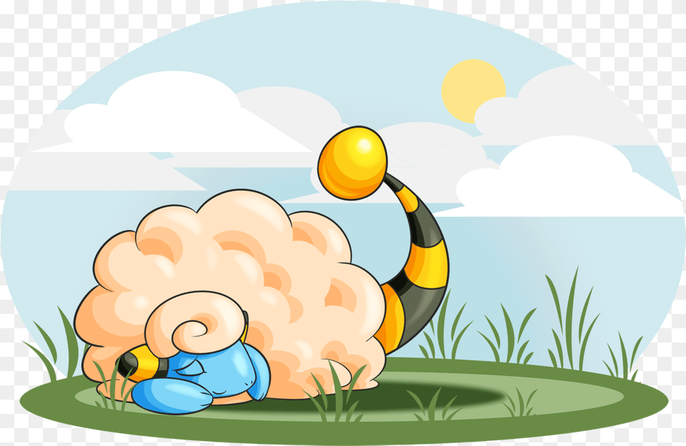 Sleepy Mareep Mareep, Sphere, Food Free Transparent Png