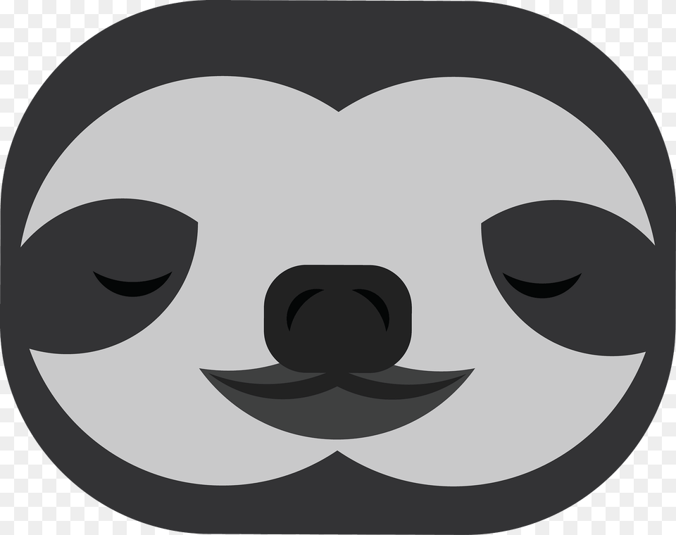 Sleepy Sloth Face Clipart, Head, Person Free Png Download