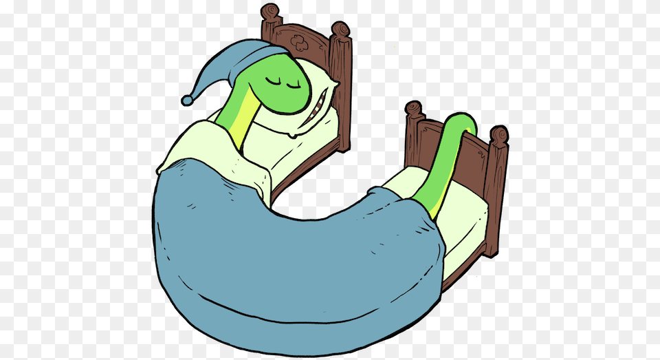 Sleepy Snake Cozy In His Snake Shaped Bed Sleepy Snake, Cushion, Home Decor, Banana, Food Png Image
