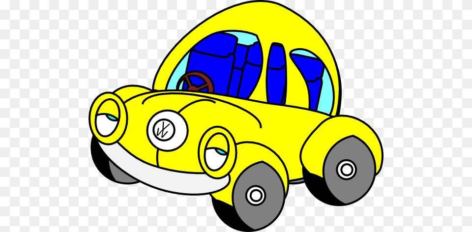 Sleepy Vw Beetle Clip Art, Bulldozer, Machine, Wheel Free Png