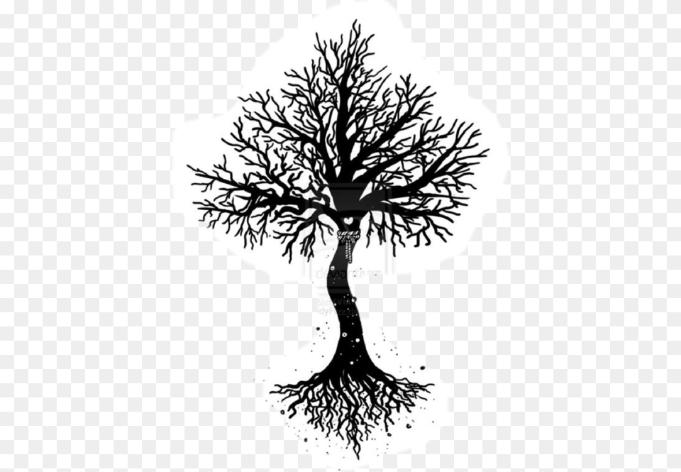 Sleeve Tattoo Tree Of Life Tree Of Life Tattoo Stencil, Art, Drawing, Plant, Person Png Image