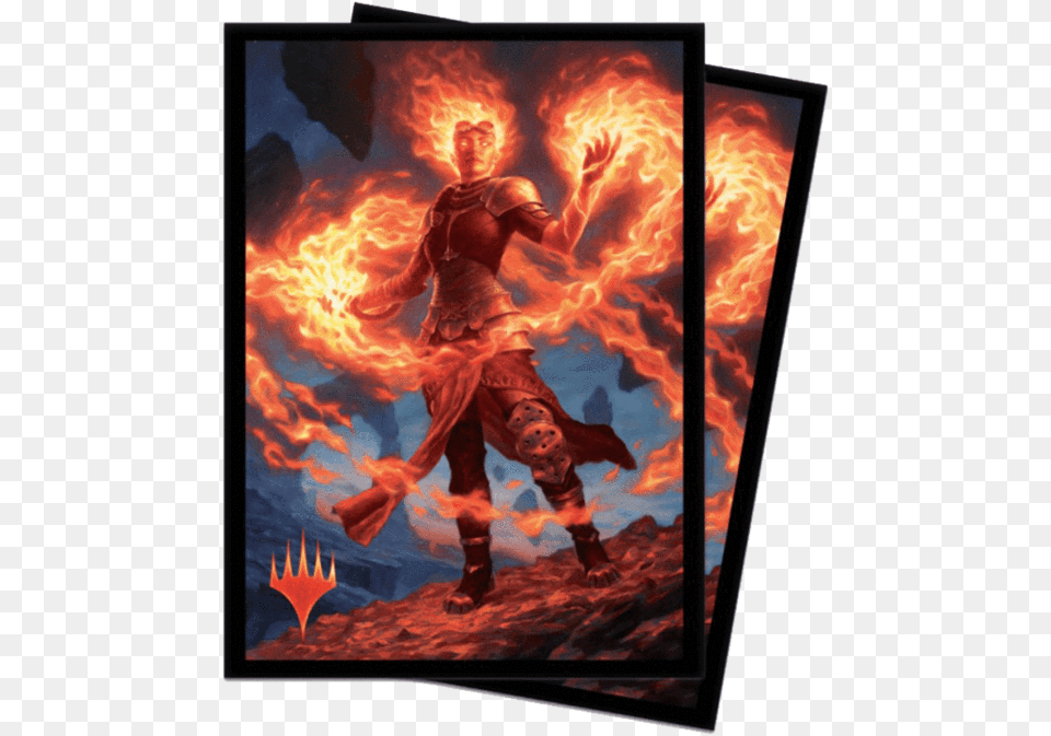 Sleeves Ultra Pro Core Set 2020 Chandra The Awakened Inferno, Outdoors, Nature, Mountain, Adult Png