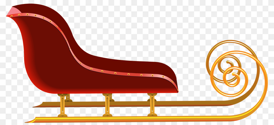 Sleigh Clip Art, Furniture, Couch, Device, Grass Free Transparent Png