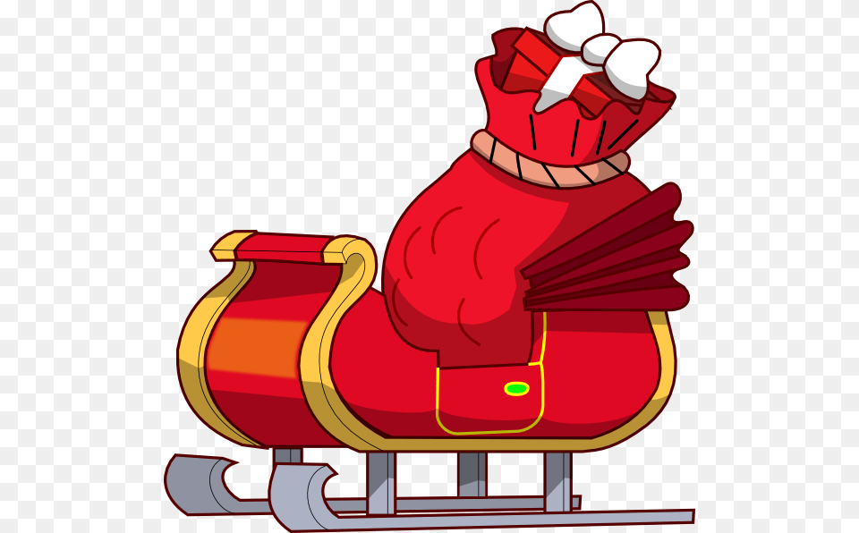 Sleigh Clipart Xmas, Dynamite, Weapon, Sled Free Png Download