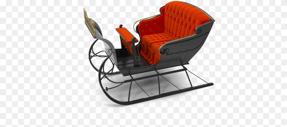 Sleigh Hd Image One Horse Open Sleigh, Furniture Png