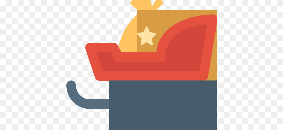 Sleigh Icon Illustration, Device, Grass, Lawn, Lawn Mower Free Transparent Png