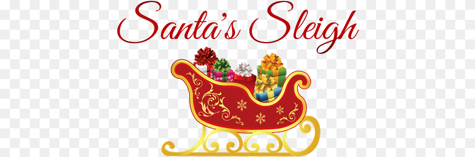 Sleigh Merry Forums Of My Christmas Transparent Sleigh Clipart, Art, Graphics, Birthday Cake, Cake Png Image