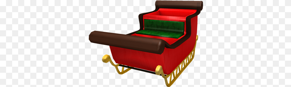 Sleigh Roblox Santa Sleigh, Furniture, Chair, Armchair, Mailbox Png